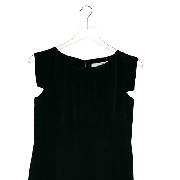 MM. Lafleur L Sarah Black Lightweight Crepe Cap Sleeve Dress Classic - Picture 4 of 9
